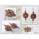 Pattern Puca Earring Laurence uses Arcos Tinos Minos Foc with bead purchase